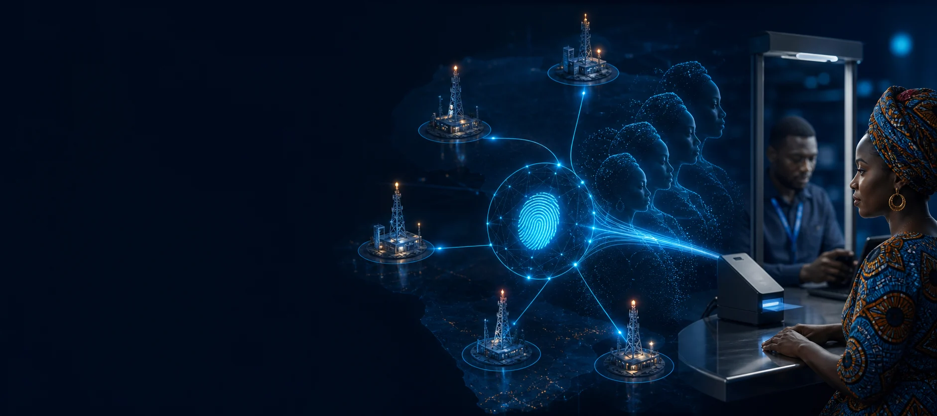 SIM registration and national biometric deduplication across mobile operators